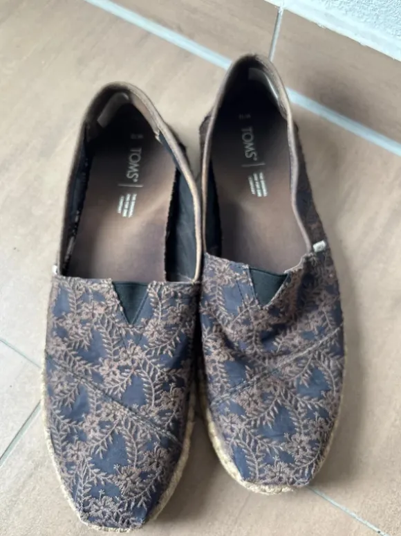 Sommer, Schlupf Schuh von Toms 43,5 Espadrilles
