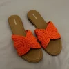 Sommerpantoletten in Orange