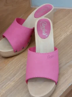 Sommerschläppchen in Pink - sehr guter Zustand.