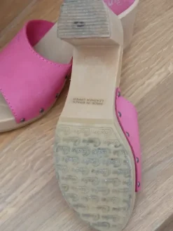 Sommerschläppchen in Pink - sehr guter Zustand.