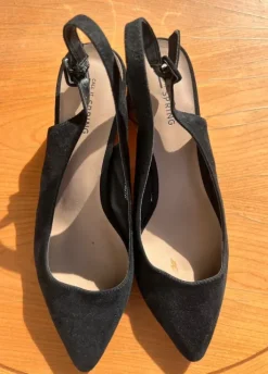 Spring Slingpumps schwarz