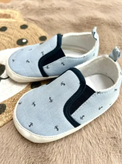 Sterntaler Hausschuhe espadrilles Junge weiche Schuhe Gr 21 22 junge Anker