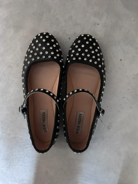 Steve Madden Ballerinas mit Strass Nieten