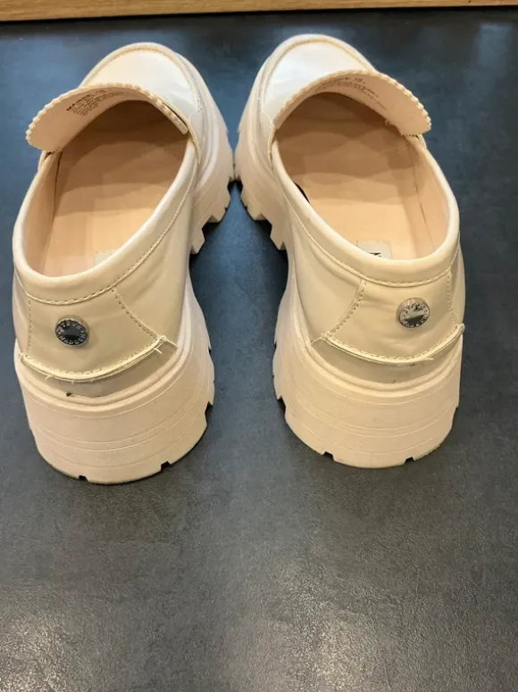 Steve Madden Plateau-Loafer creme-ecru Gr 41