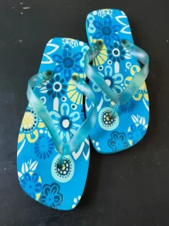 Stevige blauwe Flipflops Mt 39