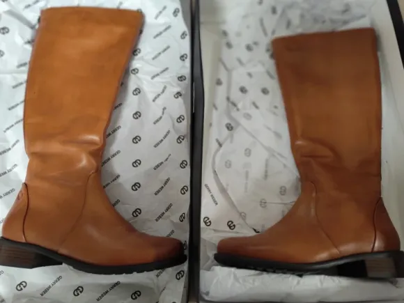 Stiefel Damen Gerry Weber Cognac Braun Größe 36 NEU