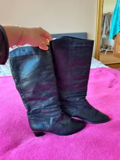 Stiefel Leder Absatz