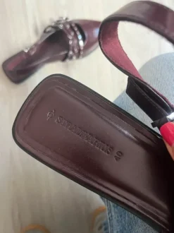 Stradivarius slingbacks Bordeaux maat 40 nieuw