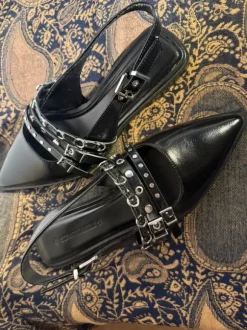 Stradivarius Sling-Ballerina - black
