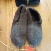 Strickfilz-Hausschuhe Gr. 42