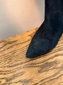 Suede hoge hakken