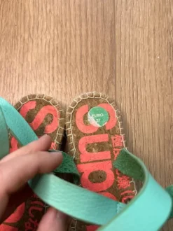 Superdry Sommer Sandalen Türkis Damen Gr. 37