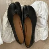 Tabi Ballerinas Schwarz Neu Japan Style Flats