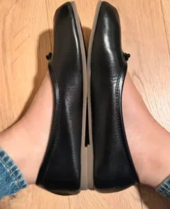 Tabi Ballerinas Schwarz Neu Japan Style Flats