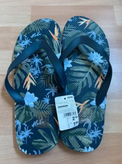 Teenslippers donkerblauw Maat 43/44 Zeeman Nieuw