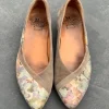 Think! Pumps Gr. 42, feines beiges Wildleder