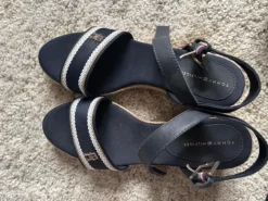 Tommy Hilfiger WEDGE - Espadrille/Sandale- space blue 39