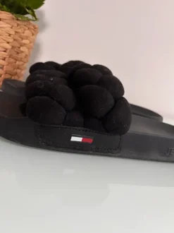 Tommy Jeans Sandalen Slipper schwarz