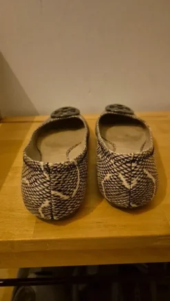 Tory Burch Snake Print Ballet Flats - Size US 5