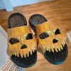 Totenkopf Schädel Slipper Schlappen Slides Sandalen Badenlatschen 43