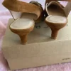 Unisa sling back cognac kleur
