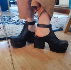 Vagabond muiltjes/clogs met hak