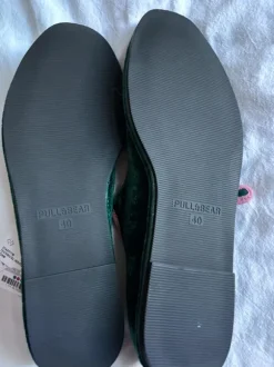 Velvet ballerinas Pull & Bear
