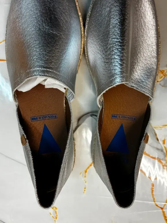 Verbenas Espadrilles / Schlupfschuhe Gold-Metallic (Gr. 39)