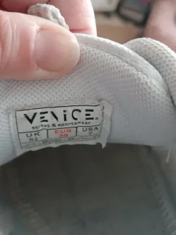 Verkaufe weiße Glitzer Schuhe