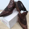 Vic Matié chaussures talon marron sandalo