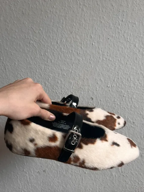 Vintage Ballerinas im Cow-Print🤍