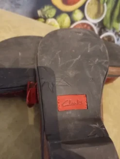 Vintage Clarks Mary Janes aus Lackleder Gr.36