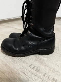 Vintage Continental Leder Boots Military Biker 43/44