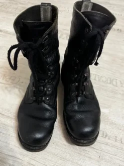 Vintage Continental Leder Boots Military Biker 43/44