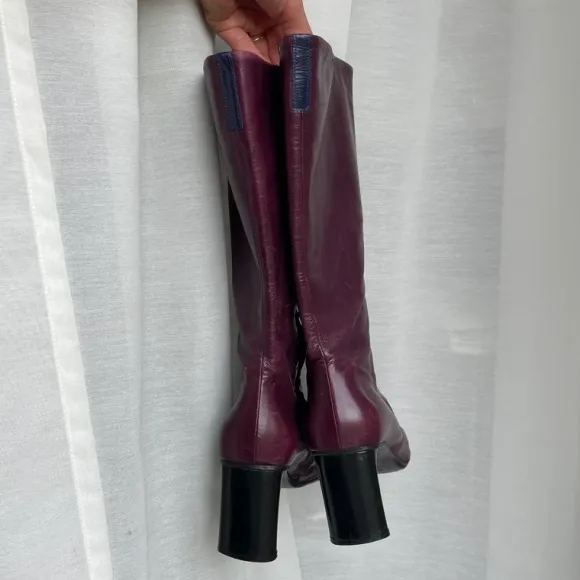 Vintage Italian leather heels