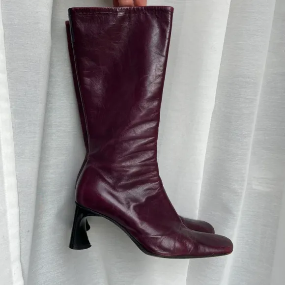 Vintage Italian leather heels