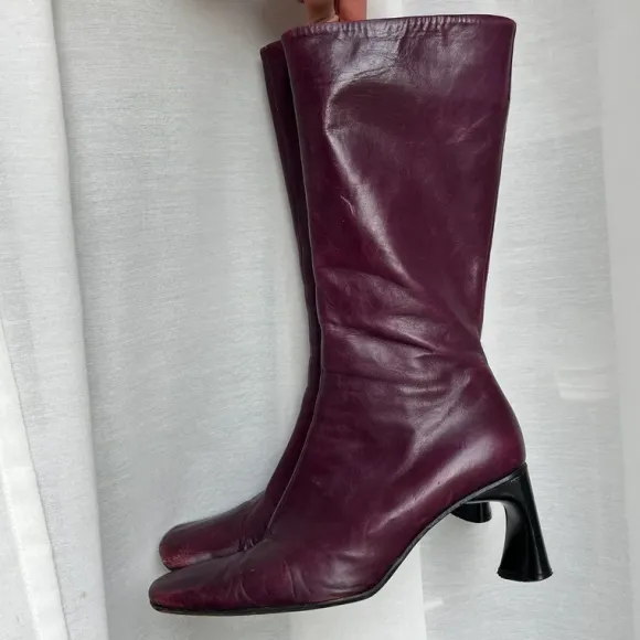Vintage Italian leather heels