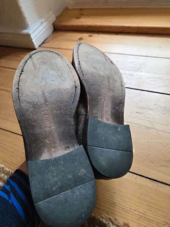 Vintage Loafer Italien geflochten