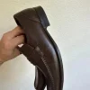 Vintage Penny Loafer Square Toe Moccasin Italian Dress Shoes 90s Y2K Old Money