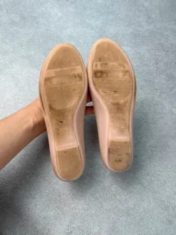 Vivienne Westwood × Melissa ballets / silk / size:37 / original90s 00s / y2k swag girl flip flops
