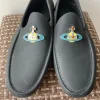Vivienne Westwood Melissa Black Orb Loafers Moccasins EU 42