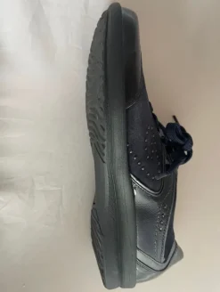 Waldläufer Sneaker Dunkelblau 37,5 Velour Lack Wechselfußbett