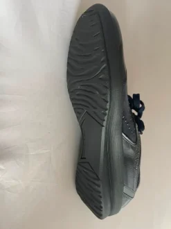 Waldläufer Sneaker Dunkelblau 37,5 Velour Lack Wechselfußbett