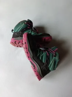 Wanderschuhe grün pink 31