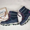 Warme Landrover Winterstiefel / Boots für Mädchen – Gr. 35 – Blau/Pink/Mint
