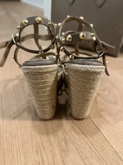 Wedges Espadrilles Keilabsatz Sandalen Nieten
