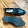 Weiche Leder Loafer / Mit kleinem Absatz