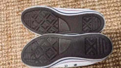 Weiße Converse Chuck Taylor Sneaker, Größe 37