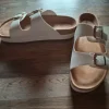 Weiße Riemchen Sandalen