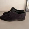Wildleder Anzugschuhe dunkelblau Joop